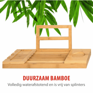 Verstelbare Badplank - Badrek 50-92 x 18 x 4 cm - Image 4