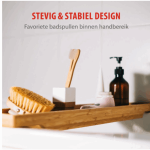 Verstelbare Badplank - Badrek 50-92 x 18 x 4 cm - Image 7