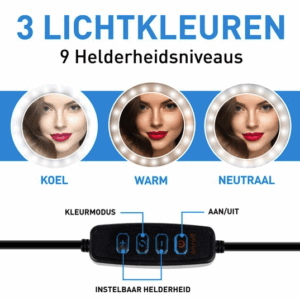 Grundig Ringlamp met Statief - Image 2