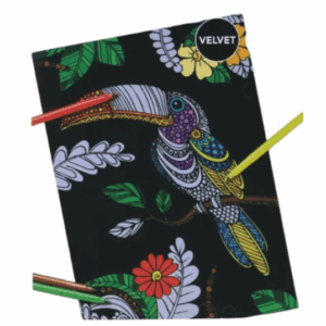 CRAFT Fluweel Kleurplaten – Dieren (A4 Formaat) - Image 3