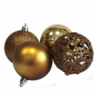 Christmas Gifts - Kerstballen Set 101 - Goud - Image 7