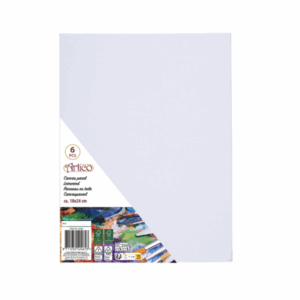 ARTICO – Set van 6 Schildersdoeken – 18 x 24 cm